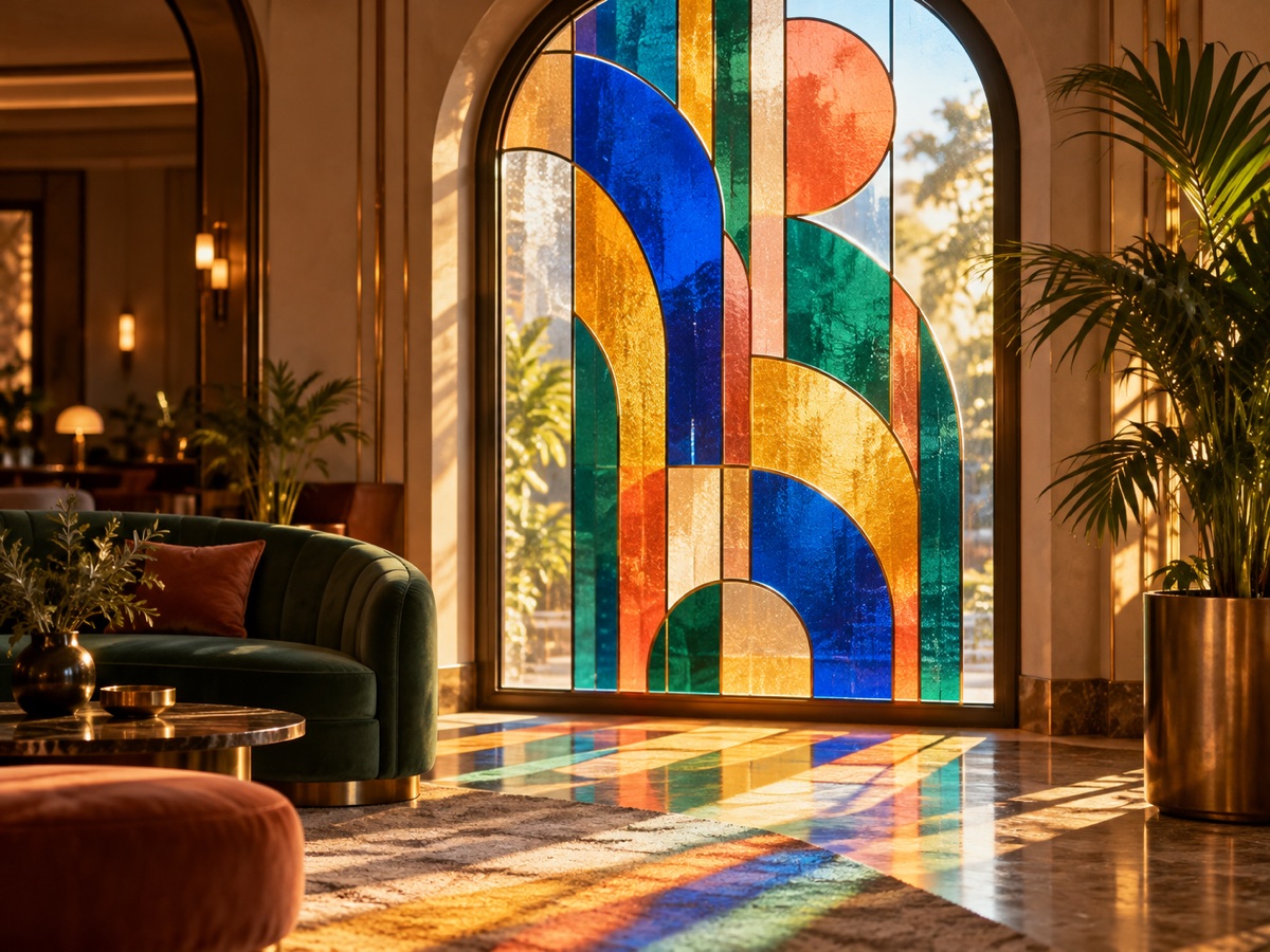 Stained Glass Window Film material study